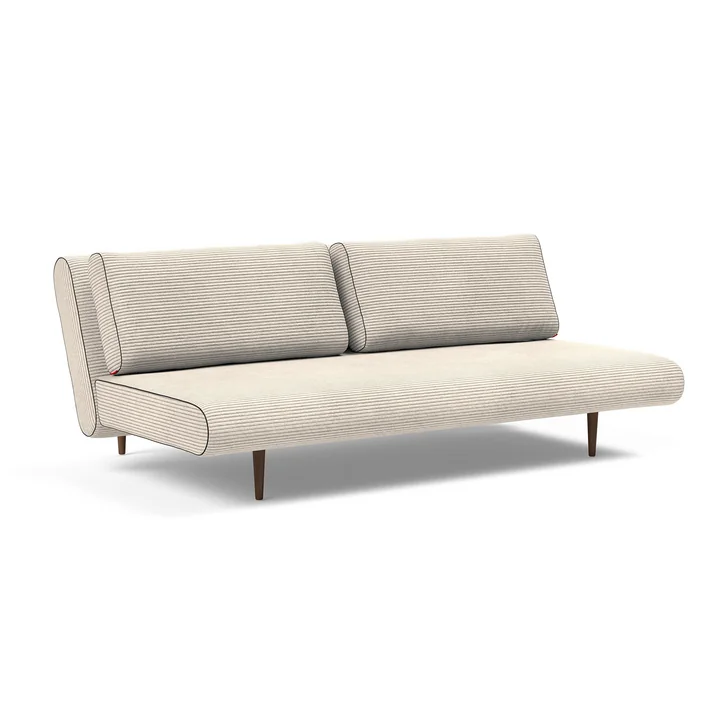 Innovation Living - Unfurl Lounger sofa bed, 200 x 121 cm, ivory (594 Corduroy )