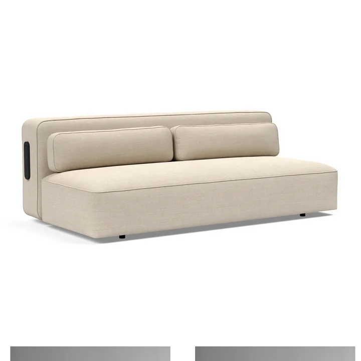 Innovation Living - Yonata sofa bed, 207 x 110 cm, latte (586 Phobos)
