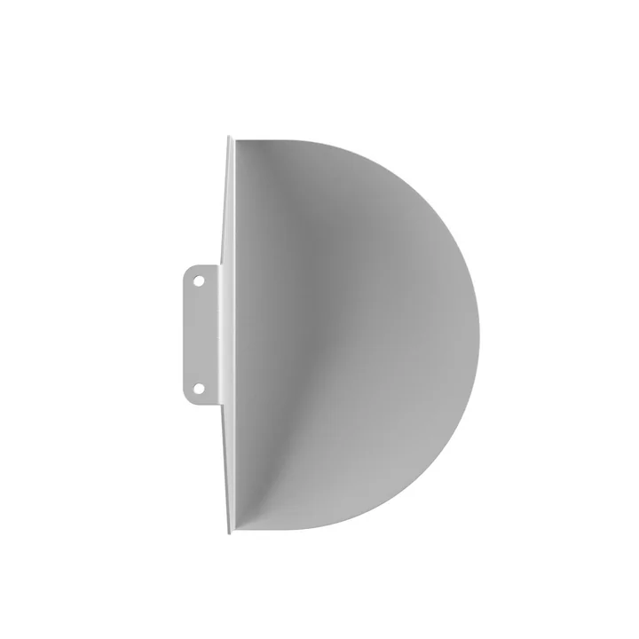 Bedside table for bed, stainless steel from Moebe