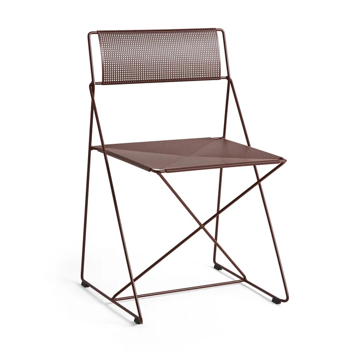 HAY - X-Line Chair, Outdoor, iron red, AF243-E679