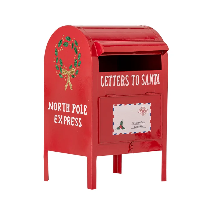 Bloomingville - Carlo letterbox Christmas decoration, red