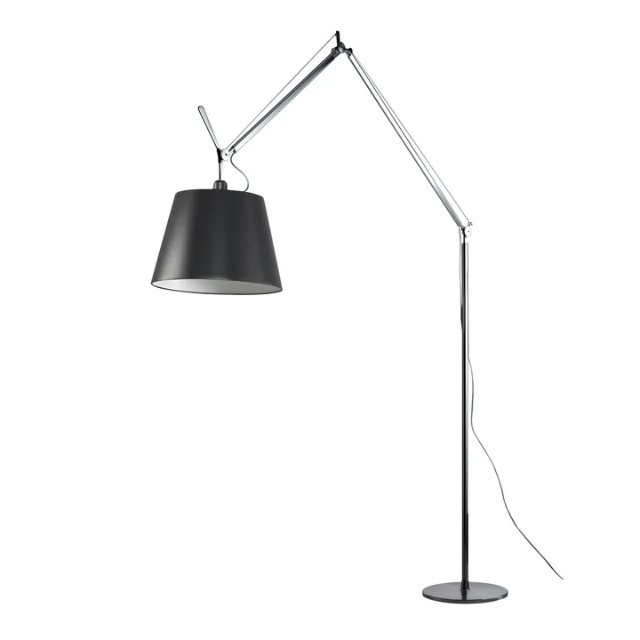 Artemide - Tolomeo Mega floor lamp with dimmer, Ø 36 cm, black