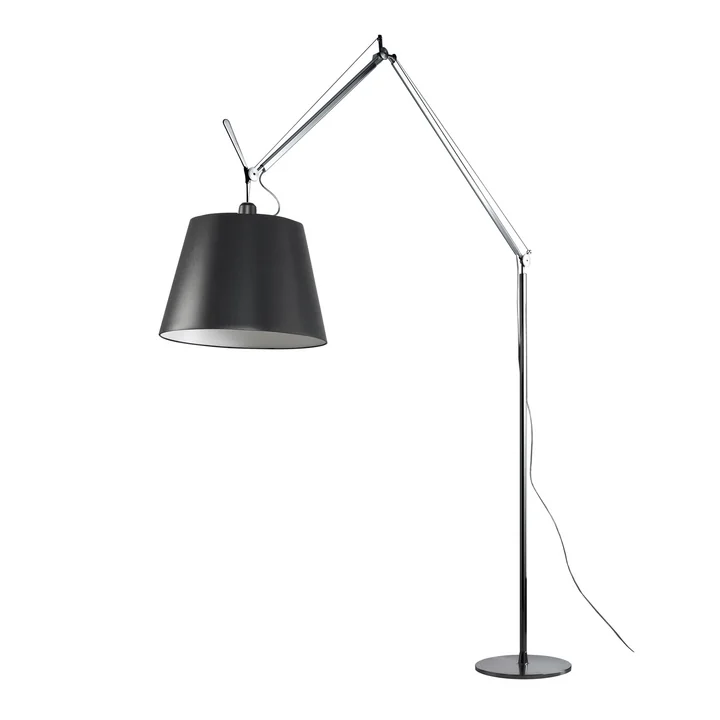 Artemide - Tolomeo Mega floor lamp with dimmer, Ø 42 cm, black