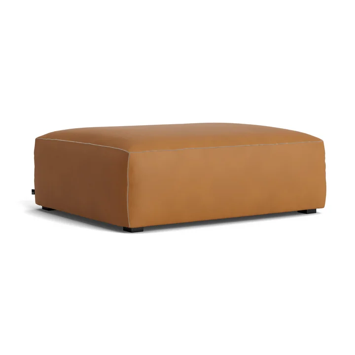 HAY - Mags Soft Ottoman S02 (S), cognac (Sense) / seams: beige