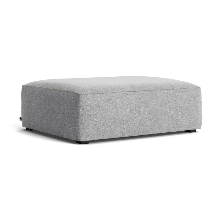 HAY - Mags Soft Ottoman S02 (S), light gray ( Hallingdal 130) / seams: beige