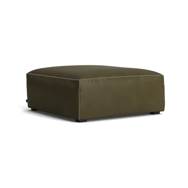 HAY - Mags Soft Ottoman S01 (XS), forest (Sense) / seams: beige