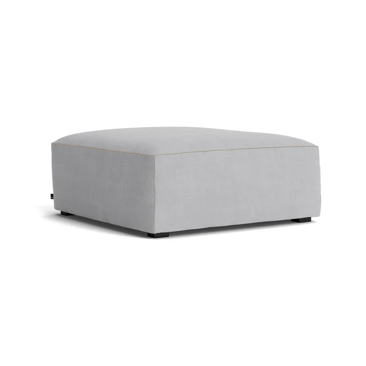 HAY - Mags Soft Ottoman S01 (XS), light gray ( Linara 443) / seams: beige