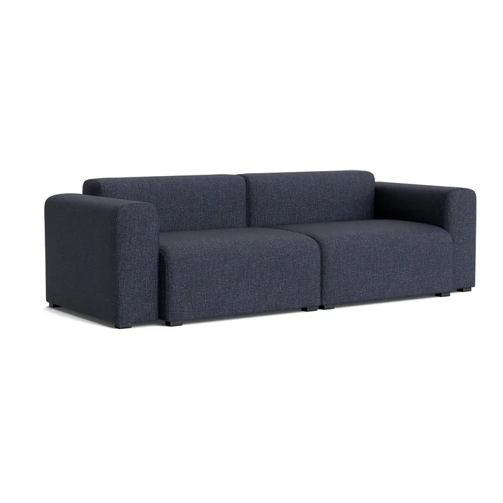HAY - Mags Sofa 2.5-seater with low armrest, combination 1, dark gray ( Overlap 03)