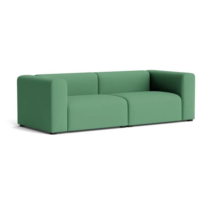 HAY - Mags Sofa 2.5-seater, combination 1, green ( Steelcut 3 932)
