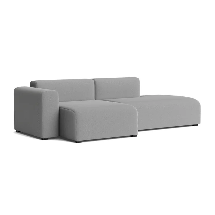 HAY - Mags Sofa 2.5 seater with low armrest left, combination 3, gray ( Steelcut Trio 133)