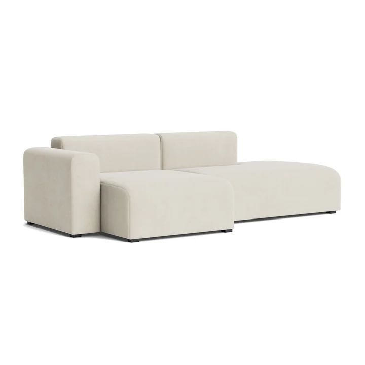 HAY - Mags Sofa 2.5 seater with low armrest left, combination 3, cream ( Linara 440)