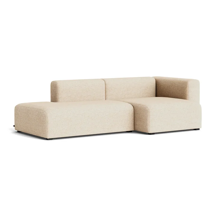 HAY - Mags Sofa 2.5 seater, combination 3, armrest right / beige ( Bolgheri LGG60)
