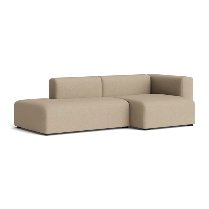 HAY - Mags Sofa 2.5 seater, combination 3, armrest right / warm gray (Maglia)