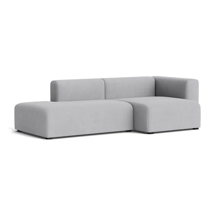 HAY - Mags Sofa 2.5 seater, combination 3, armrest right / light gray ( Linara 443)