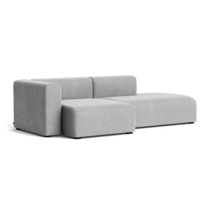 HAY - Mags Sofa 2.5 seater, combination 3, armrest left / light gray ( Hallingdal 130)