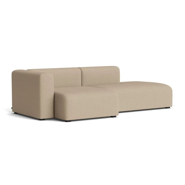 HAY - Mags Sofa 2.5 seater, combination 3, armrest left / warm gray (Maglia)