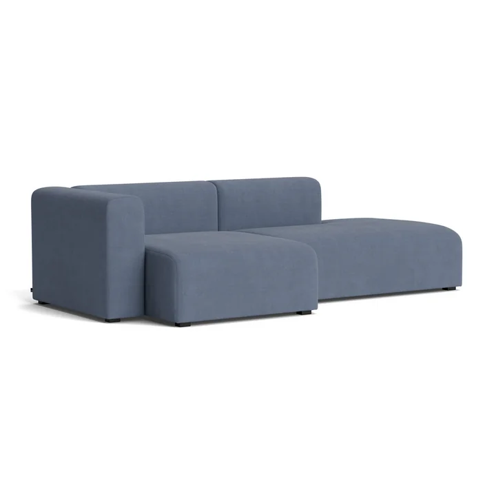 HAY - Mags Sofa 2.5 seater, combination 3, armrest left / blue ( Linara 198)
