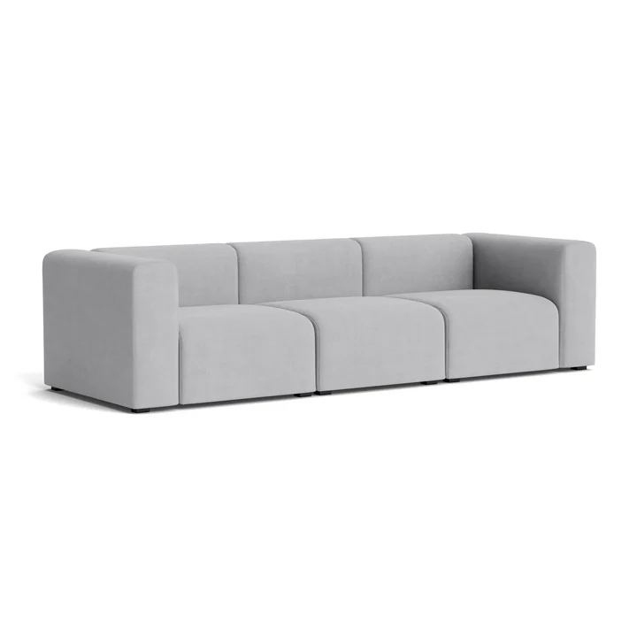 HAY - Mags Sofa 3-seater, combination 1, light gray ( Linara 443)