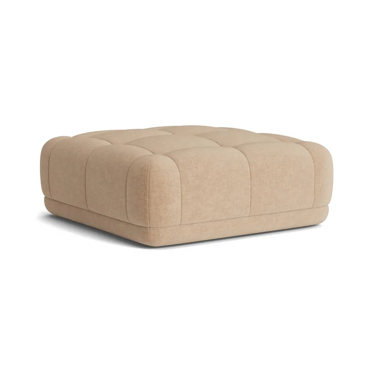 HAY - Quilton Ottoman, beige ( Overlap 01)