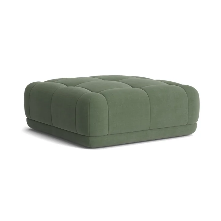 HAY - Quilton Ottoman, green ( Linara 100)