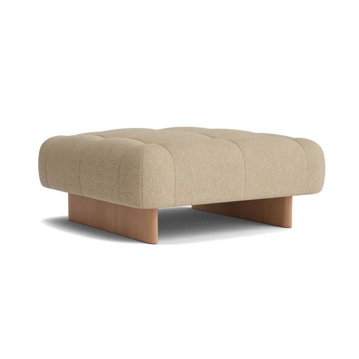 HAY - Quilton Lift Ottoman, oak / sand (Turf)