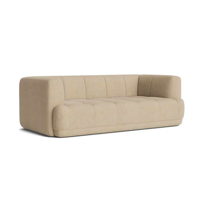 HAY - Quilton 2-seater sofa, sand (Turf)