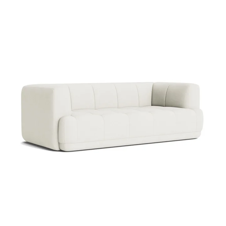 HAY - Quilton 2-seater sofa, white (Osumi 02)