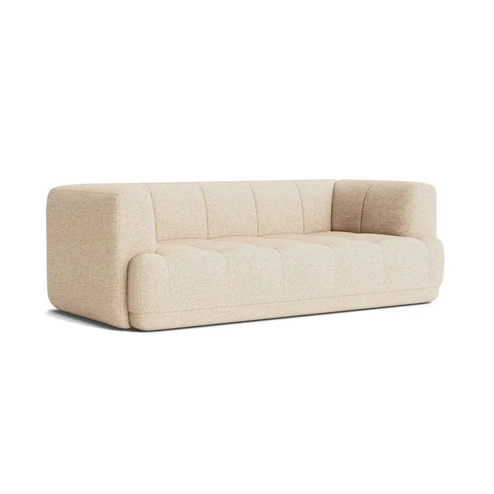 HAY - Quilton 2-seater sofa, beige (Bolgheri LGG60)