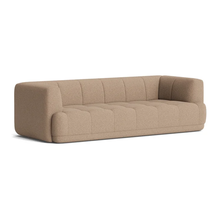 HAY - Quilton 3-seater sofa, brown (Volume 30)
