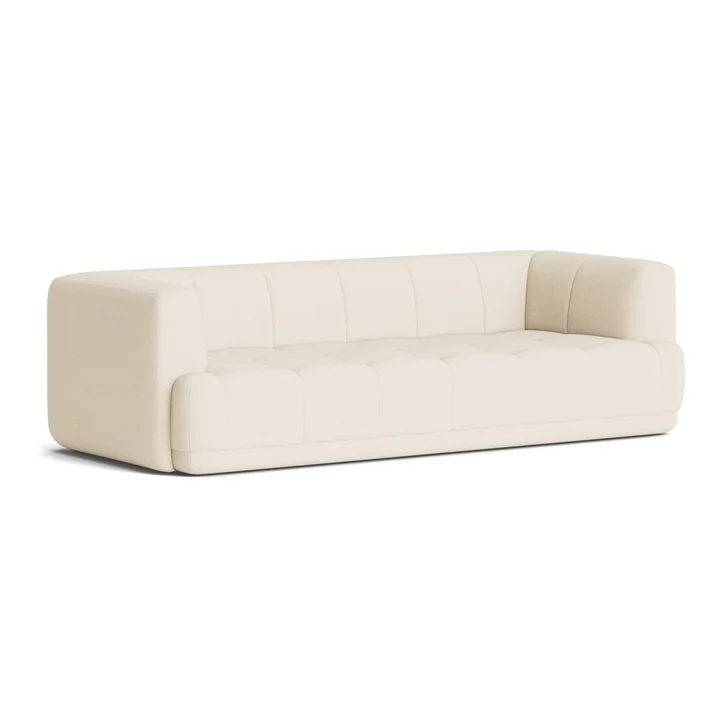 HAY - Quilton 3-seater sofa, cream (Turf)