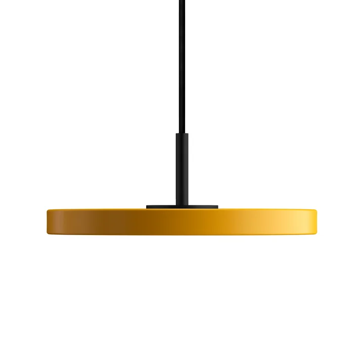 Umage - Asteria Micro LED pendant light V2, black / saffron yellow