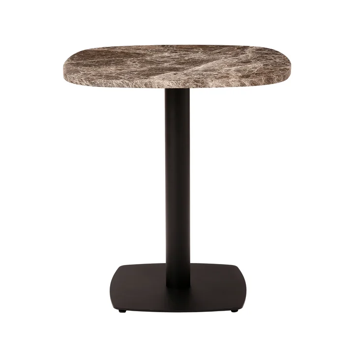 Umage - Gather table, 68 x 68 cm, black / brown (Emperador marble)