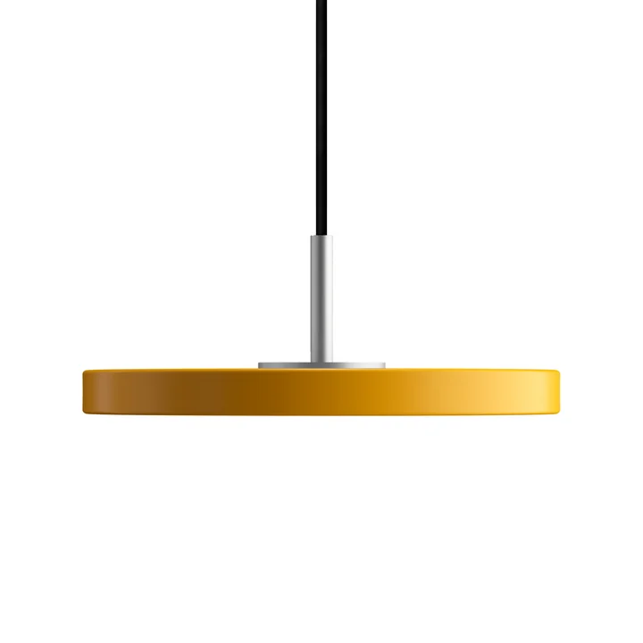Umage - Asteria Micro LED pendant light V2, steel / saffron yellow
