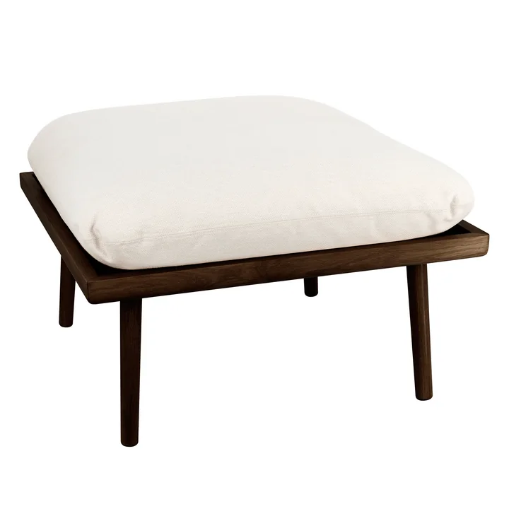 Umage - Lounge Around Shuffle Pouf, dark oak / white sands