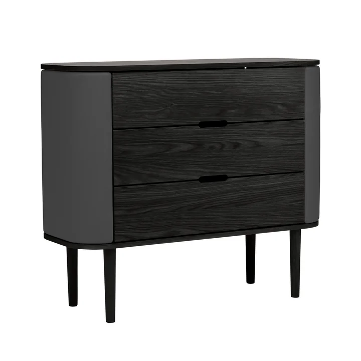 Umage - Treasures Chest of drawers, black oak / shadow