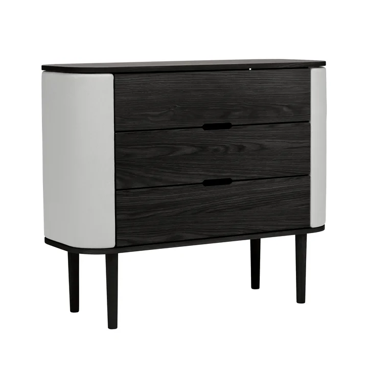 Umage - Treasures Chest of drawers, black oak / sterling