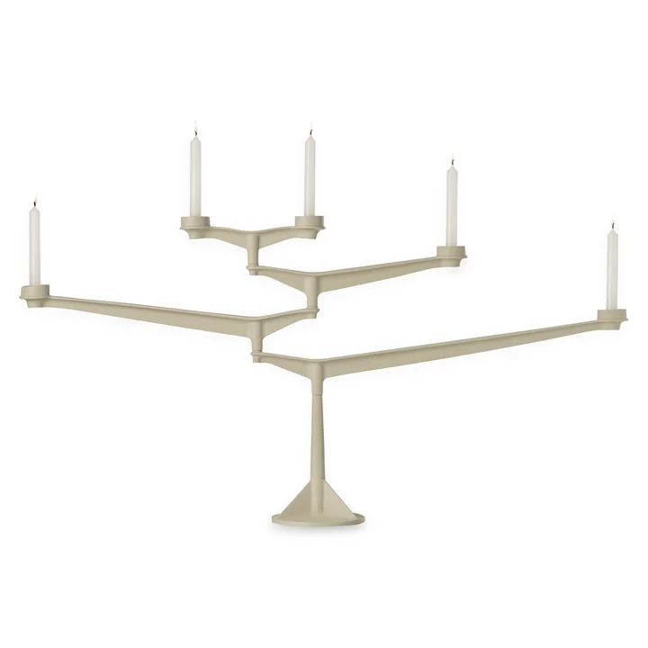 Tom Dixon - Spin Table candle holder, putty