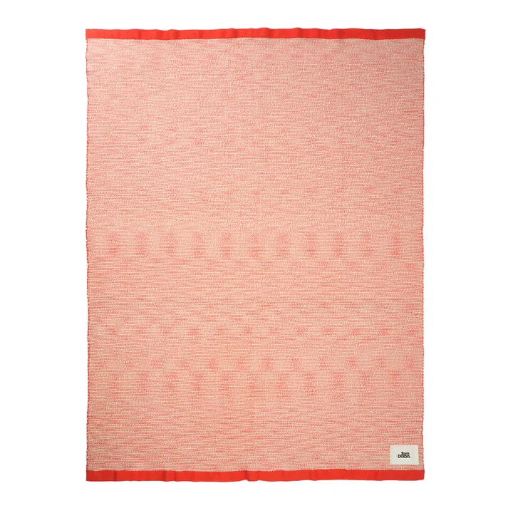 Tom Dixon - Thread blanket, 140 x 180 cm, orange / white