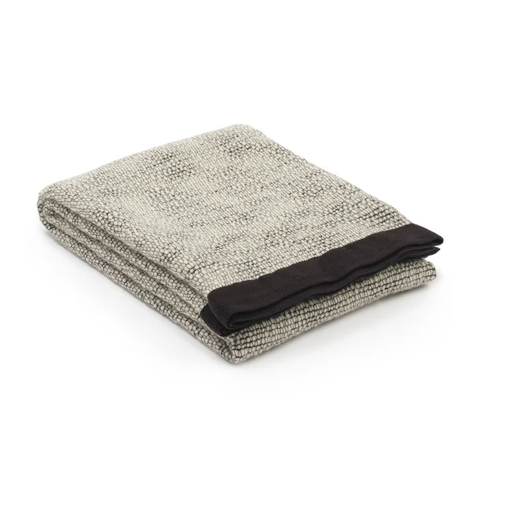 Tom Dixon - Thread blanket, 140 x 180 cm, black / white