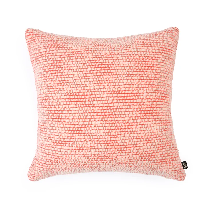 Tom Dixon - Thread cushion, 50 x 50 cm, orange / white