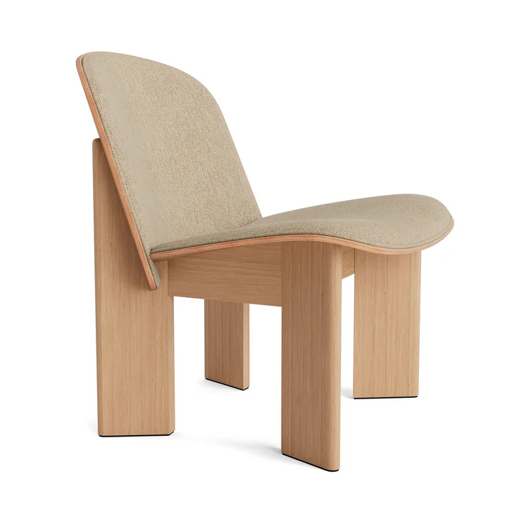 HAY - Chisel Lounge Chair, oak / sand (Turf)