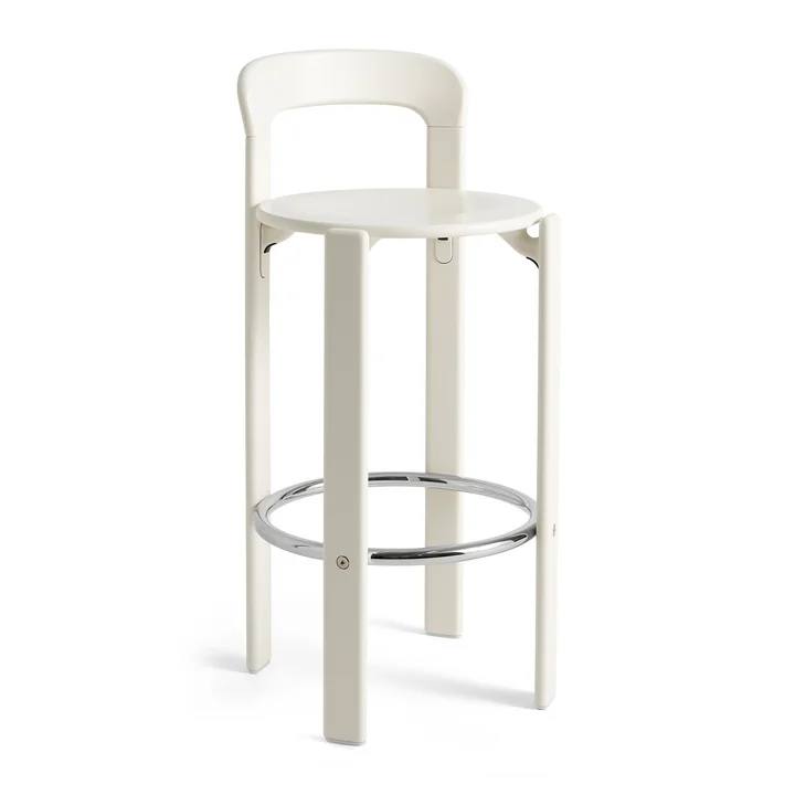HAY - Rey bar stool, 75 cm, cream white
