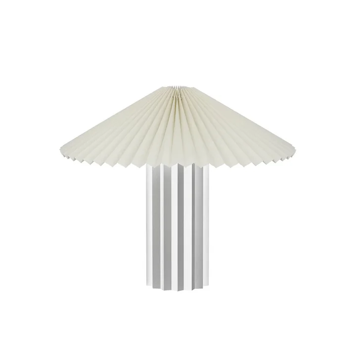 Taite Table lamp, lily white by Blomus