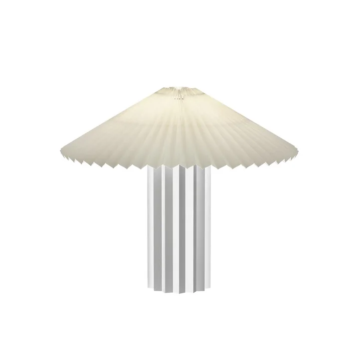 Taite table lamp, lily white by Blomus