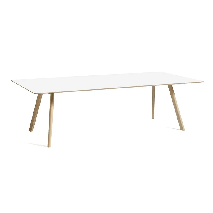 HAY - Copenhague CPH30 Dining table, 250 x 120 cm, lacquered oak / white laminate