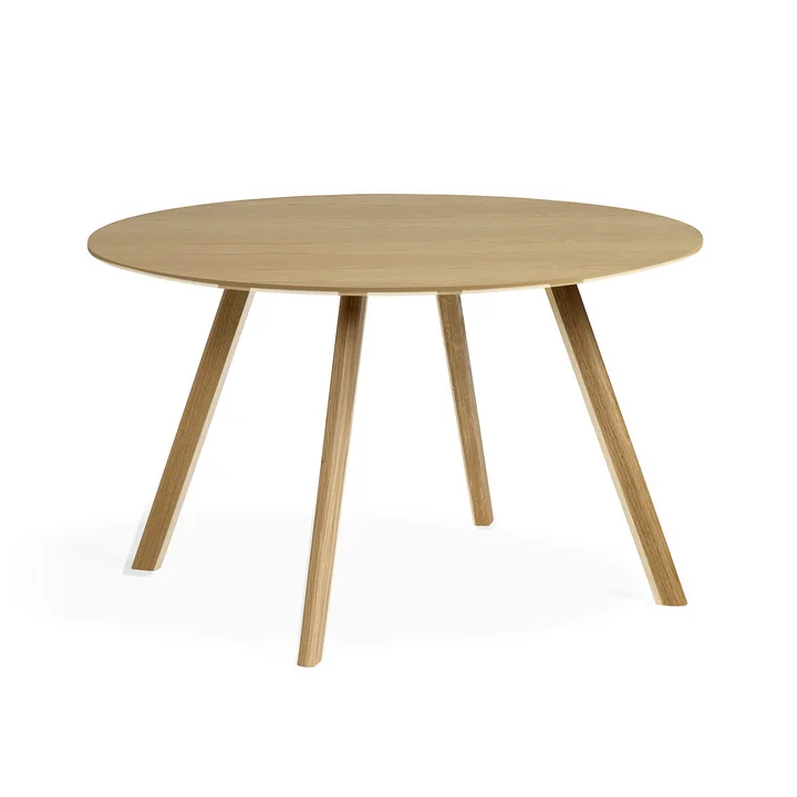 HAY - Copenhague CPH25 2. 0 Table Ø 120 cm, lacquered oak