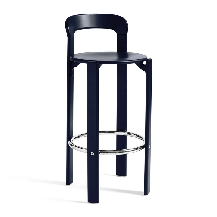 HAY - Rey bar stool, 75 cm, deep blue