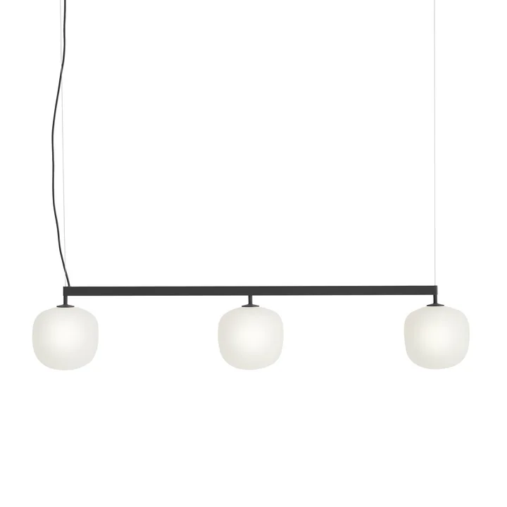 Muuto - Rime Rail Pendant light, Ø 18 cm, black