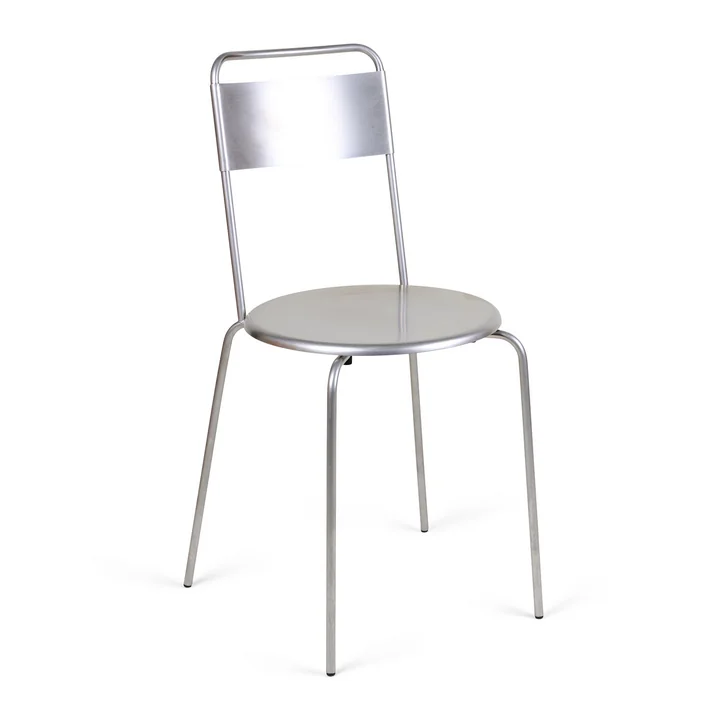 Frama - Petit Rond chair, brushed stainless steel