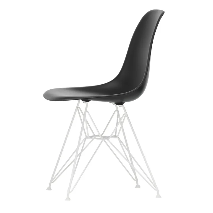 Vitra - Eames Plastic Side Chair DSR RE, white / jet black